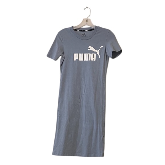 PUMA Women's Essentials Slim Crew Neck LIght Blue Dress Shirt, NWOT - Picture 3 of 8